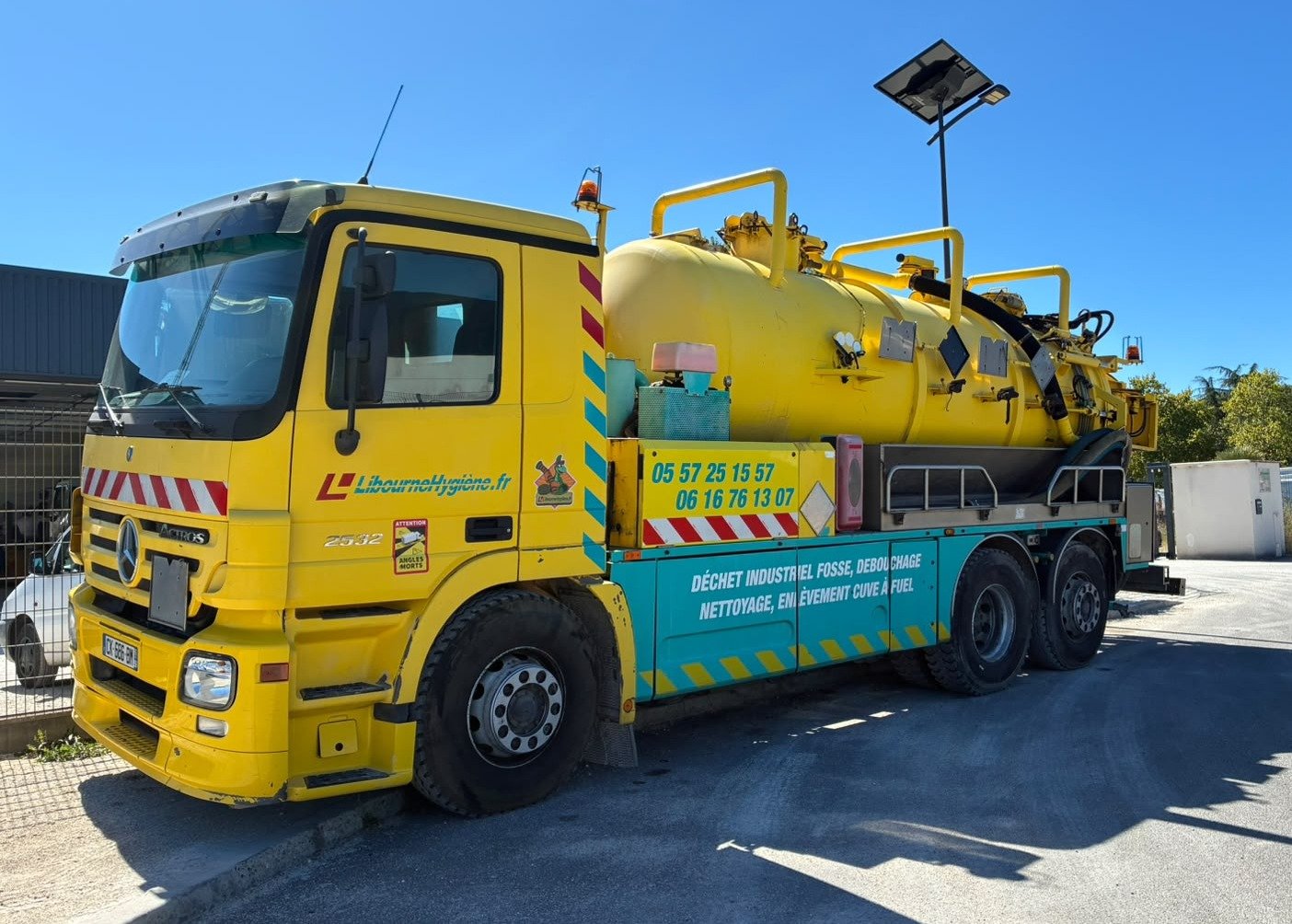 Camion d’intervention Libourne Hygiène
