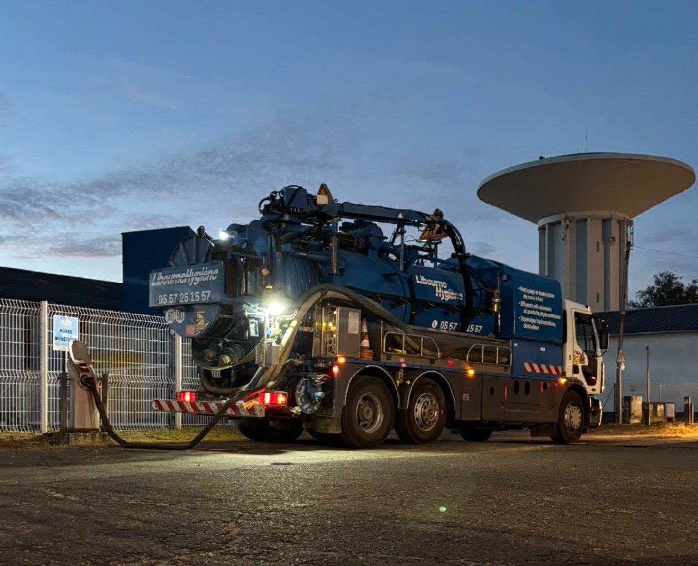 Camion de pompage